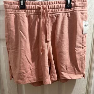 Old Navy Peach Drawstring Knit Athletic Shorts